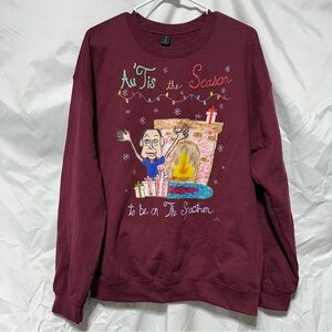 Marcus Pork “Au’Tis the Season to Be on the Spectrum” Holiday Sweatshirt  L